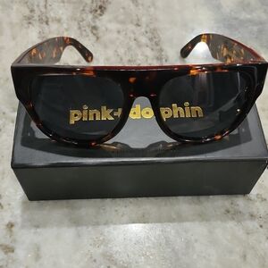 Pink Dolphin Tortoise Shell Sunglasses